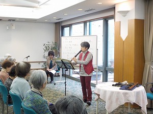 リコーダー演奏会 エスティームライフ学園前 アクティブライフの日々是好日